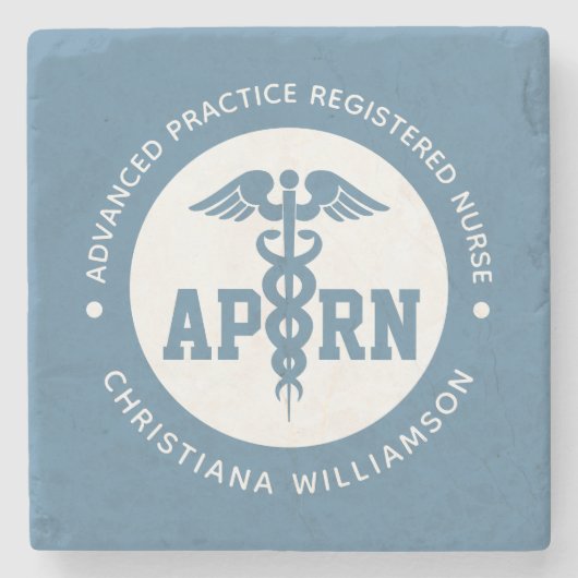 Aangepaste APRN Advanced Practice Registered Nurse Stenen Onderzetter (Voorkant)