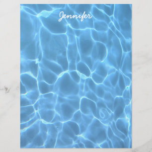 Aangepaste Aqua Blue Swimming Pool Water Foto