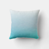 Aangepaste Aqua Blue Wedding Pillow Kussen (Achterkant)