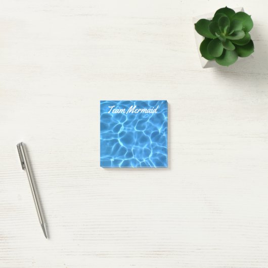 Aangepaste Aqua Blue-zwempool Post-it® Notes (Kantoor)