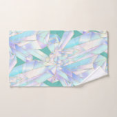 AANGEPASTE AQUA CRYSTAL BATHROOM TOWEL SET BAD HANDDOEK (Handdoek)