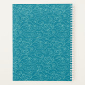 Aangepaste Aqua Waves Planner (Achterkant)