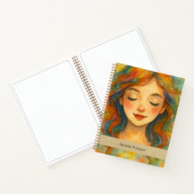Aangepaste aquarel mooie meisjesschets