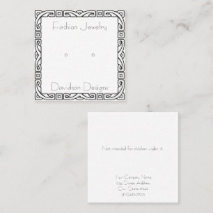 Aangepaste Art Deco-Lijst voor Kaarten voor beelds Contactkaartje