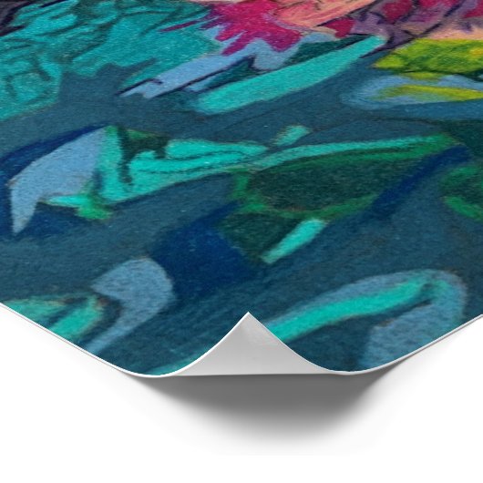 Aangepaste Art Duck-afdrukken Poster (Hoek)