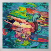 Aangepaste Art Duck-afdrukken Poster (Voorkant)