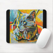 Aangepaste art kat en Muismat (Met muis)