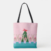 Aangepaste artistieke zwemzwemmers draagtas (Achterkant)