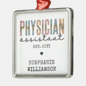 Aangepaste arts assistent arts arts arts associate metalen ornament (Links)