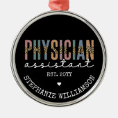 Aangepaste arts assistent arts arts Associate PA Metalen Ornament (Voorkant)