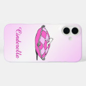 Aangepaste  Assepoester Slipper op Roze Case-Mate iPhone Case (Achterkant (horizontaal))