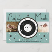 Aangepaste asstrologie Aankondiging zonemonteken (Voorkant)