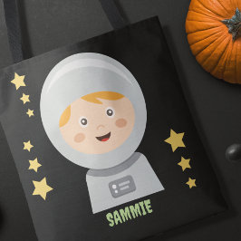 Aangepaste Astronaut Halloween Trick Treat Draagtas