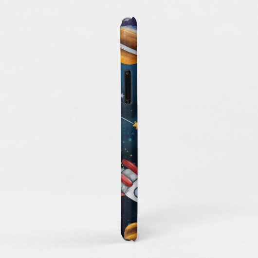 Aangepaste astronaut in de buitenruimte Case-Mate iPhone case (Achterkant/rechts)