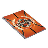 Aangepaste atleet van de Speler van het Basketball Notitieboek (Rechterzijde)