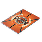 Aangepaste atleet van de Speler van het Basketball Notitieboek (Linkerzijde)