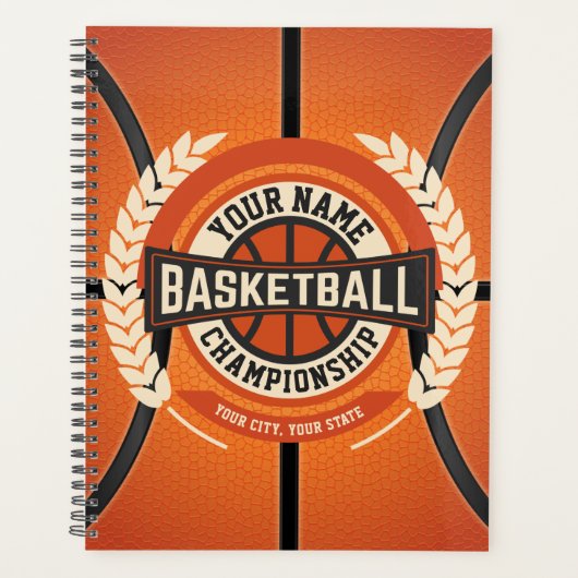 Aangepaste atleet van de Speler van het Basketball Planner (Voorkant)