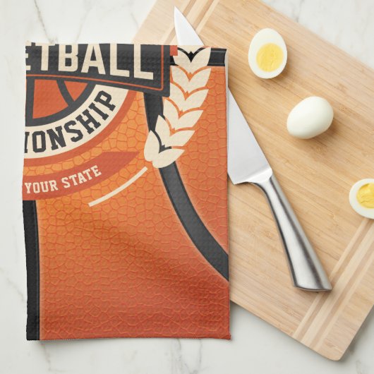 Aangepaste atleet van de Speler van het Basketball Theedoek (Quarter Fold)