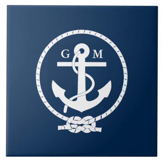 Aangepaste  auditieve anker en lijn tegeltje (Voorkant)