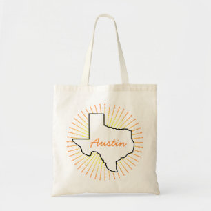 Aangepaste Austin Texas Souvenir Canvas tas