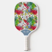 Aangepaste Australische papegaaien Pickleball Paddle (Voorkant)