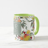 Aangepaste Australische Zomer Struik Blooms Mok (Voorkant rechts)