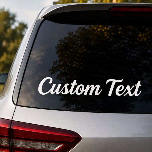 Aangepaste auto sticker - Aangepaste tekst sticker