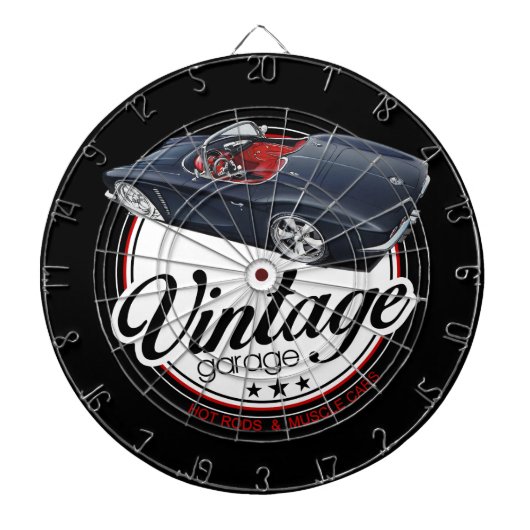  aangepaste autogarage dartbord (Voorkant)