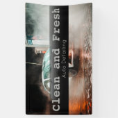 Aangepaste automatische gegevens voor bedrijven spandoek (Verticaal)