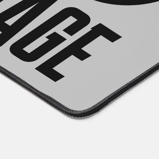 Aangepaste automotive bureaumat voor garage of man (Hoek)