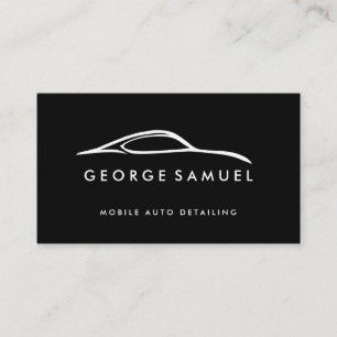 Aangepaste Autoreparatie & Moderne Auto Detailing Visitekaartje