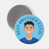 Aangepaste Avatar Best Brother Ever Magnet Magneet (Voorkant / Achterkant)
