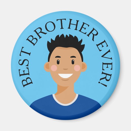 Aangepaste Avatar Best Brother Ever Magnet Magneet (Voorkant)