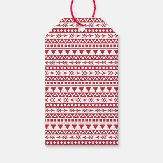 Aangepaste Aztec Pattern-labels Cadeaulabel (Voorkant)