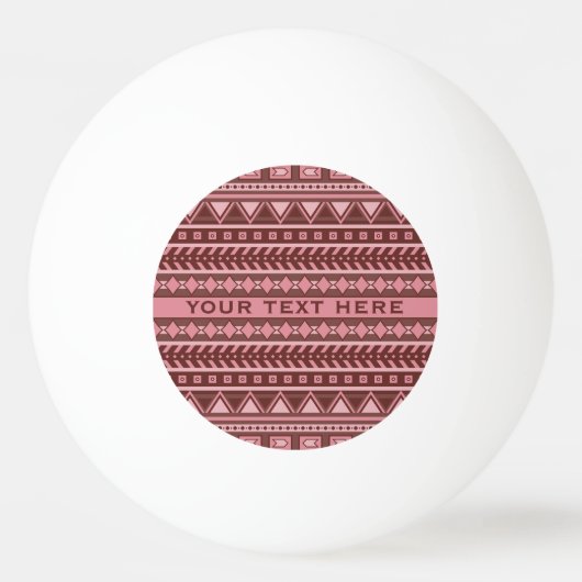 Aangepaste Aztec Pattern pingpongballen (Voorkant)