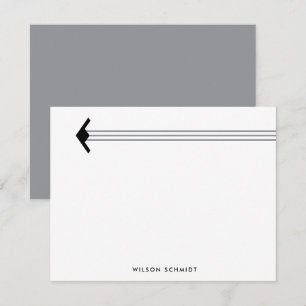 Aangepaste B-21 Bomber en Stripe Contrail Statione Notitiekaartje