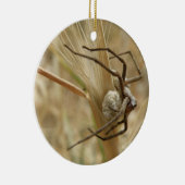 Aangepaste baardag voor spin en eieren keramisch ornament (Rechts)