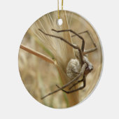 Aangepaste baardag voor spin en eieren keramisch ornament (Links)