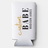 Aangepaste Babe Grappige Spreuk Gepersonaliseerde (Achterkant)