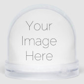 Aangepaste Baby 1e kerst unisex monogram Sneeuwbol (Achterkant)