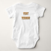 Aangepaste Baby Bodysuit Highland Koe Ghost Pumpki (Achterkant)