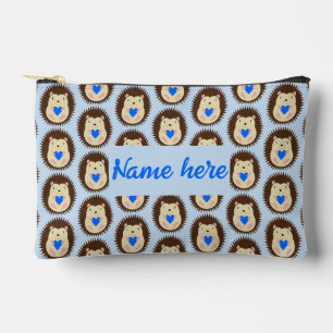 Aangepaste Baby Boy Blue Heart Hedgehog Etui