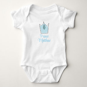 Aangepaste Baby Boy Gift, Prins, Gepersonaliseerd Romper