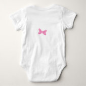 Aangepaste Baby Elephant Baby Bodysuit (Achterkant)