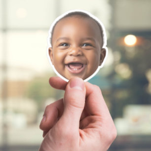 Aangepaste Baby Face Sticker – Gepersonaliseerde f