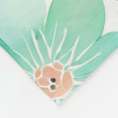 Aangepaste Baby Fleece Deken Boho Kitten Design (Hoek)