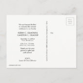 Aangepaste Baby foto bedankt Aankondigingskaart (Achterkant)