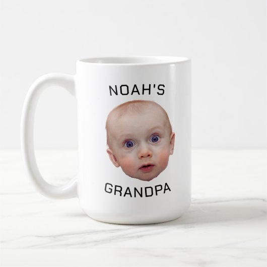 Aangepaste Baby Foto Mok | Aangepaste Baby Face-mo (Links)