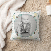 Aangepaste Baby foto van Acorn Arrow Garland Kussen (Deken)