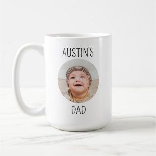 Aangepaste Baby Gezicht Mok 1e Vaderdag Mok, Custo